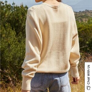 John Galt Cream Brianna Sweater